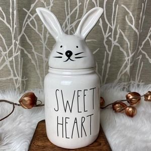 RAE DUNN BUNNY SWEET HEART HOME KITCHEN